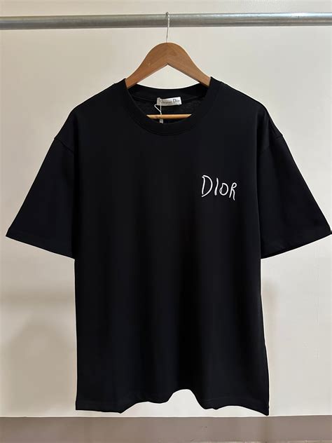 christian dior raymond pettibon paris tee black|Cotton T.